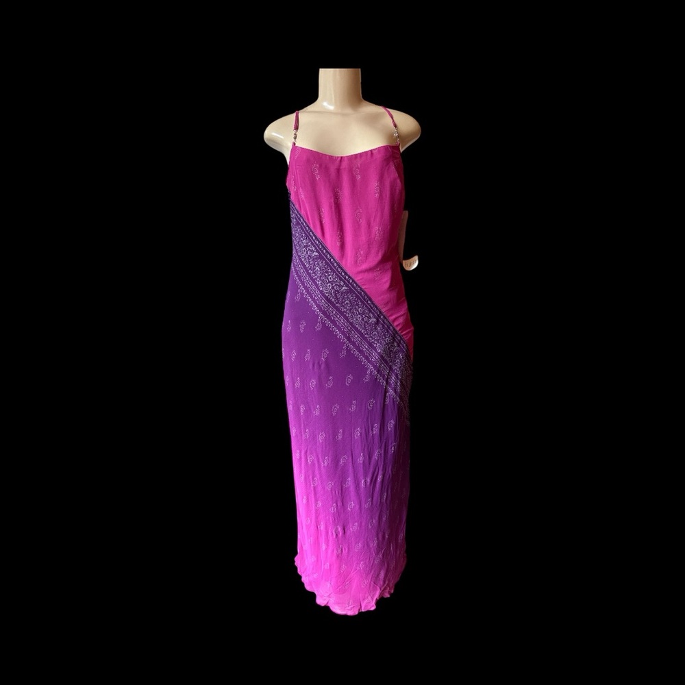 Vintage Y2K Laundry by Shelli Segal Maxi Slip Dress NOS With Tags